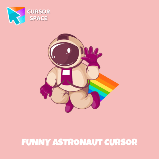 Funny Astronaut cursor pointer cursor