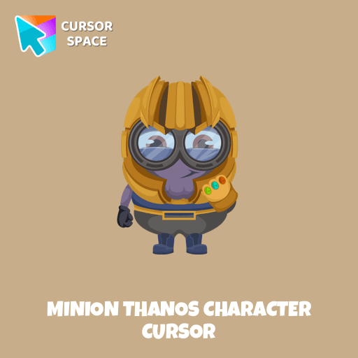 Minion Thanos Character cursor arrow cursor