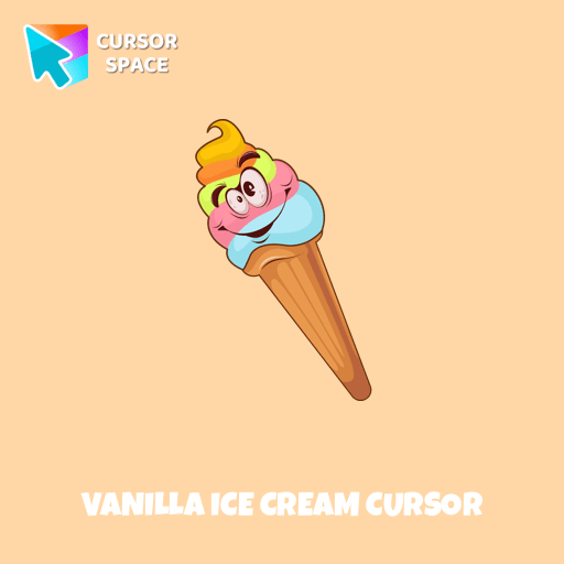 Vanilla Ice Cream cursor arrow cursor